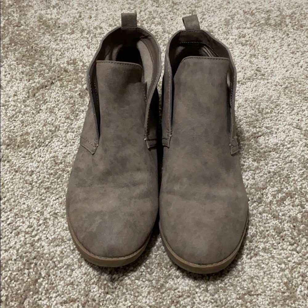 Indigo booties